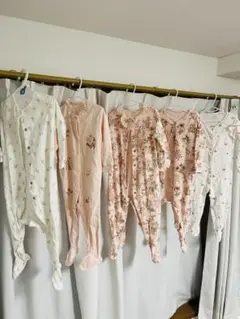 値下げしました！next 花柄・動物柄ロンパースセット