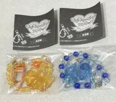 キラキラビーズストラップガチャ 2種セット 新品