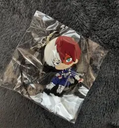 轟焦凍 ラバーストラップ アニメフィギュア　ガチャガチャ　僕のヒーローアカデミア