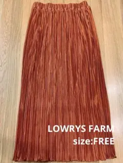 ローリーズファーム　プリーツメロータイトスカート