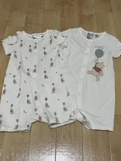 H＆M プーさん　ロンパース　92 2枚セットのサムネイル