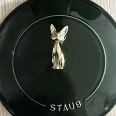 【値引きなし】ゴールドカラーネコノブ［海外限定/日本未発売］STAUBなどにのサムネイル