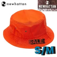 ⭐️⭐️限定セール⭐️ニューハッタンのバケットハット　オレンジ　S/M　バケハ