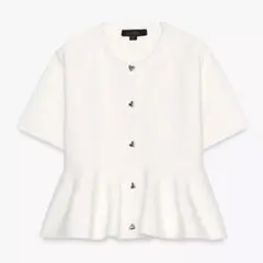 試着のみ美品　ZARA ぺプラムトップスS