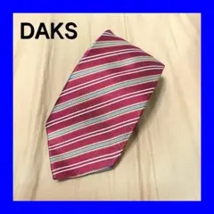 DAKS ダックス　ネクタイ　ストライプ