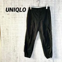 ユニクロ ジョガーパンツ ウエストゴム（M）ブラック 軽量 スポーティ