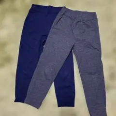 ユニクロ★ウルトラストレッチアクティブジョガーパンツ130ネイビーグレー