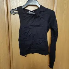 ZARA 黒 長袖トップス Sサイズ