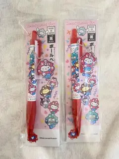 万博 サンリオ コラボ ミャクミャク なりきり　ボールペン キティ 大阪関西万博