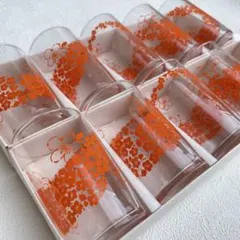 タンブラー　10個 花柄　昭和レトロ　ガラスコップ　ヴィンテージ　アンティーク