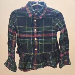 Polo Ralph Lauren チェック柄長袖シャツ 4歳