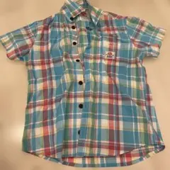 Franklin & Marshall チェック半袖シャツ スリムフィット Mのサムネイル