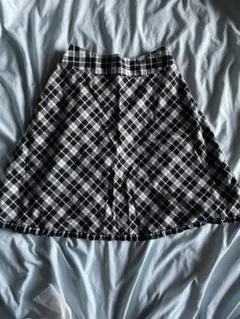 ELLE PETITE チェック柄ミニスカート 165