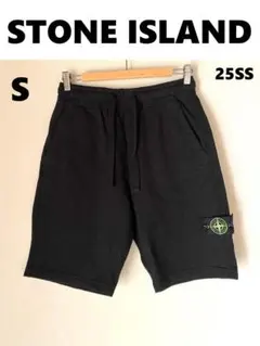新品】STONE ISLAND ロゴ バミューダ ショートパンツ ネイビー L 