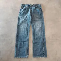 リーバイス569 Levis W30 ワイド バギー 青 古着 ヒゲ 23540