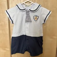 CROISSANCE BEBE セーラー風 ロンパース 70