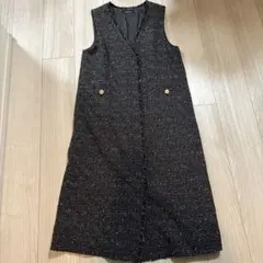 ユナイテッドアローズ　グリーンレーベル　ロングワンピース，ロングジレ