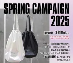 【未使用】マリークワント　ノベルティ　レインバッグ　ブラック