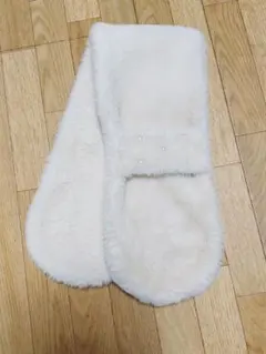 ネックウォーマー　マフラー　女の子　ショール　パール