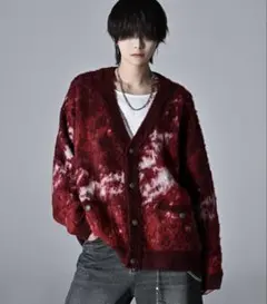 【ADRER】ニットカーディガン レッド