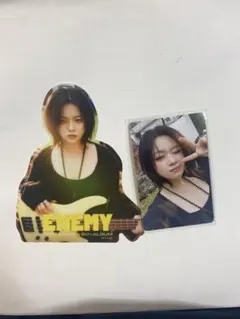 TWICE ENEMY 初回限定 ジョンヨン トレカ クリアステッカー