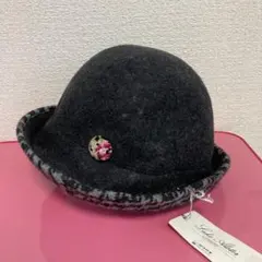 【週末セール】Lake Alster ニットジャガード千鳥ハット