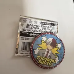 僕のヒーローアカデミア　雄英高校オープンスクール　轟焦凍 缶バッジ 風船