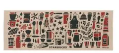 Starbucks Rewards 限定 コーヒー染め手ぬぐい　未使用品のサムネイル