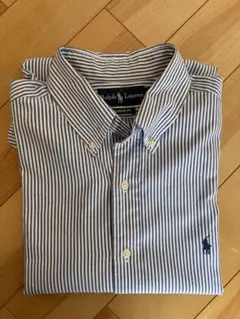 ラルフローレンCLASSIC FIT ボタンダウンストライプシャツ メンズL