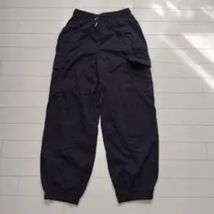 GU キッズ カーゴパンツ ブラック