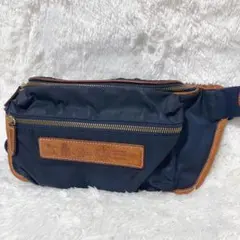 美品 Felisi フェリージ 218 ボディバッグ ネイビー - メルカリ