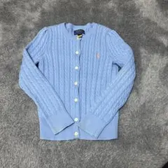 ポロラルフローレンPOLO カーディガン 120cm 水色 女の子