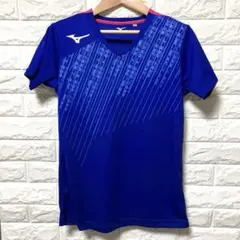 Mizuno バレーボールシャツ L 青