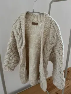 TODAYFUL ケーブルハンドニットカーディガン
