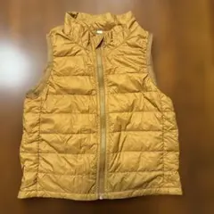 無印良品　ブラウン ダウンベスト サイズ100