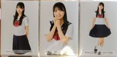 松永悠良　HKT48 9月　劇場ランダム月別生写真　3種コンプ　送料込
