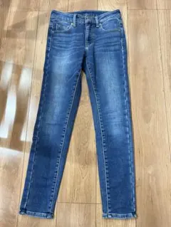 ライトオン　エクストラサーモ　デニムスキニー　XS 裏起毛デニム