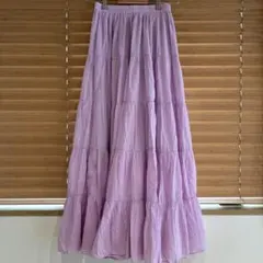 MADEMOISELLE ROPE' ティアード　フレアスカート