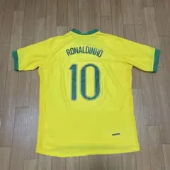 Nike ブラジル代表 2004 ロナウジーニョ 10番 ユニフォーム M - メルカリ