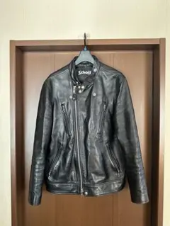 値下げ交渉OK！ Schott レザージャケット ダブルブレストライダース XL