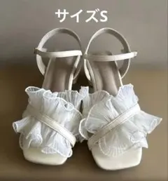 R&E wee willie ♡ フリルストラップサンダル　　サイズSのサムネイル