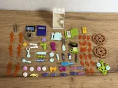 レゴ　棚・パソコン・注射器・ブラシ・リボン・筆・炎・メガネ・カメラ他　LEGO