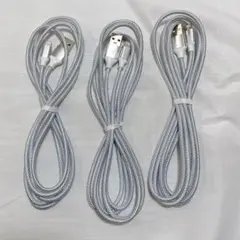 新品未使用❣️iphone 充電 ケーブル ライトニング 2M 3本セット