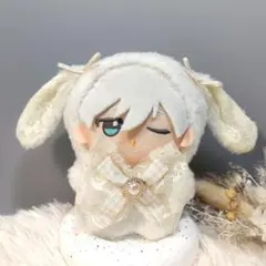 ♡ちびぐるみ用 着ぐるみ♡うさぎ アイボリー レース ぬい服