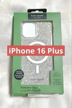 【送料込】ケイト・スペード ニューヨークiPhone 16 Plusケース