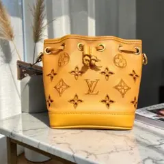 LOUIS VUITTON ナノノエ サフラン 限定品 レア品 M82469 - メルカリ
