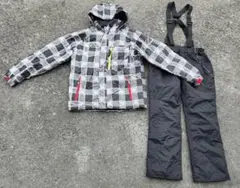 SPALDING スノーボードウェアセット（チェック柄）