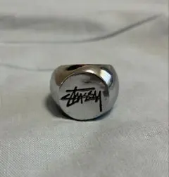 20年物　OLD STUSSY ストックロゴ シグネットリング L/XL