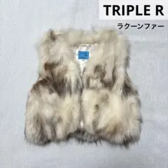 極美品 Y2K 00s archive ショート丈 ラクーンファー ベスト