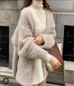 【新品】olive des olive シャギーニット　カーディガン